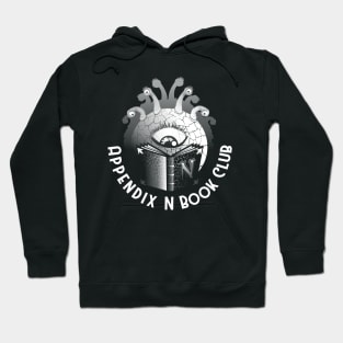 Appendix N Book Club B&W Hoodie